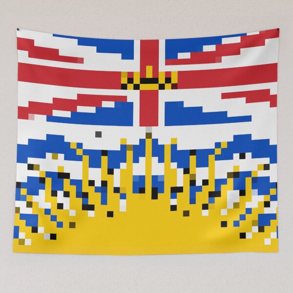 Item preview, Pixelated British Colombia Flag designed and sold by Potato Quality Prints.
