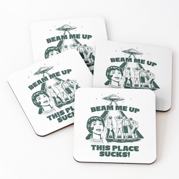 Item preview, Beam Me Up This Place Sucks! Funny Quote Movie Retro designed and sold by RandyHaskins.