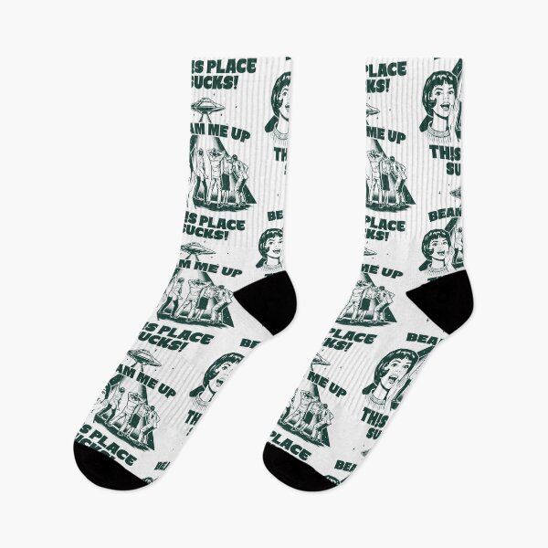 Item preview, Beam Me Up This Place Sucks! Funny Quote Movie Retro designed and sold by RandyHaskins.