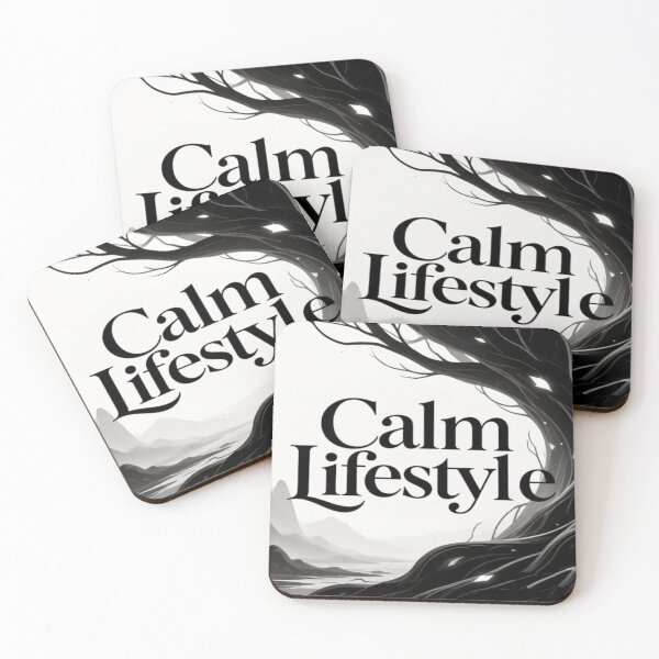 Item preview, Calm Lifestyle – Monochrome Nature Scene with Bold Affirmation designed and sold by Cristhian Almanza.