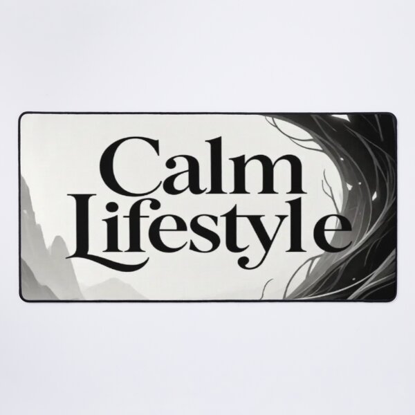 Item preview, Calm Lifestyle – Monochrome Nature Scene with Bold Affirmation designed and sold by Cristhian Almanza.