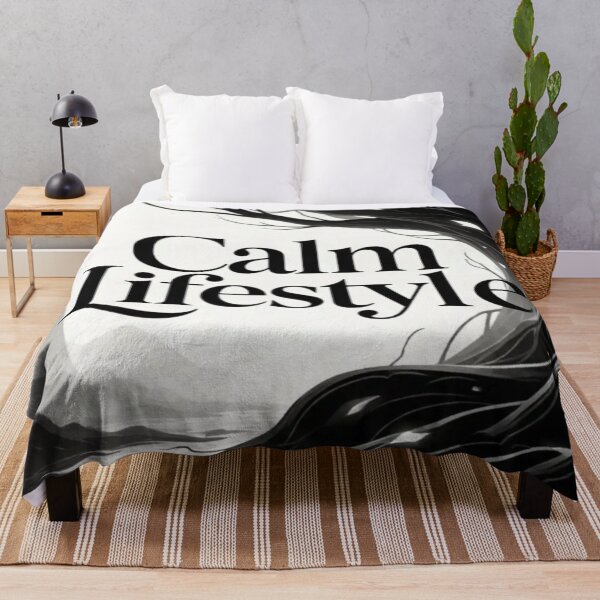 Item preview, Calm Lifestyle – Monochrome Nature Scene with Bold Affirmation designed and sold by Cristhian Almanza.