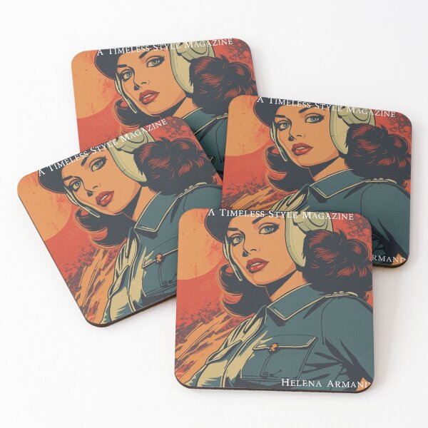 Item preview, Vintage Female Pilot designed and sold by Vintage City.