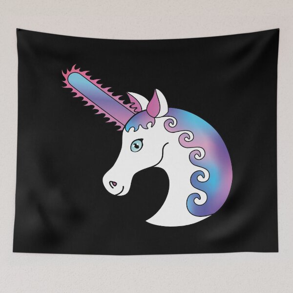 Item preview, Chainsaw Unicorn designed and sold by LunaticoDraws.