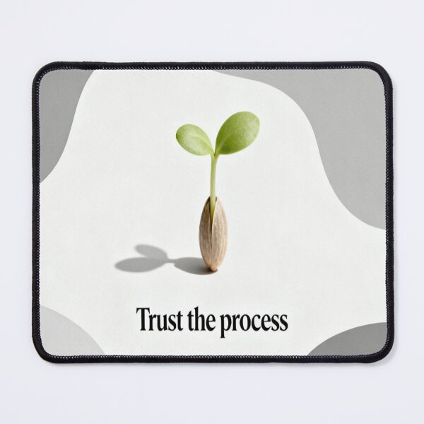 Item preview, Trust the Process – Sprout Illustration with Abstract Background designed and sold by Cristhian Almanza.