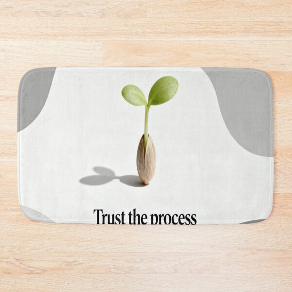 Item preview, Trust the Process – Sprout Illustration with Abstract Background designed and sold by Cristhian Almanza.