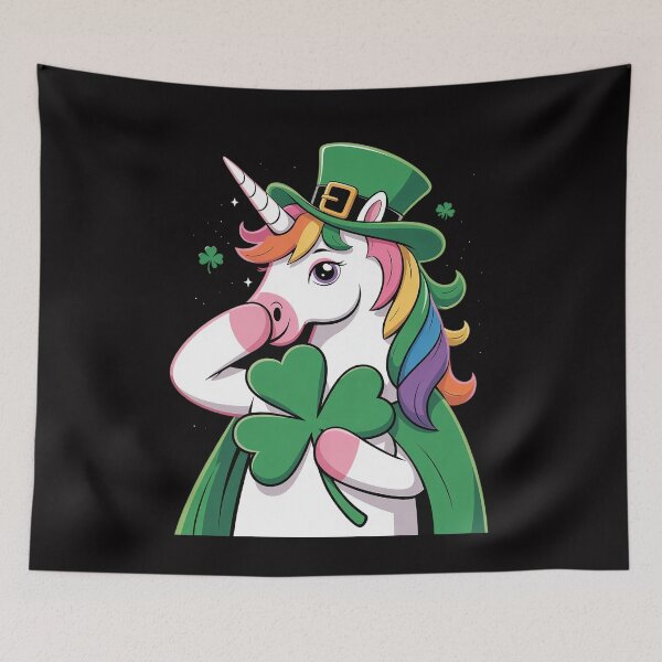 Item preview, Unicorns Unicorn With Shamrock Lucky Charm Dabbing Dance designed and sold by HermanTricia.