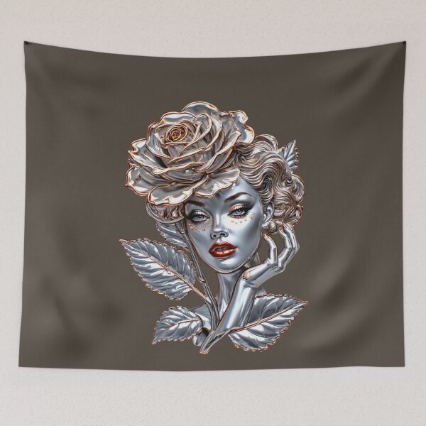 Item preview, Liquid Legends: Chrome & Copper Harmony (Industrial Edition) designed and sold by Shift-Bloom.