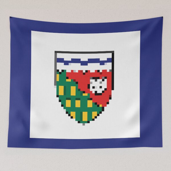 Item preview, Pixelated Northwest Territories Flag designed and sold by Potato Quality Prints.