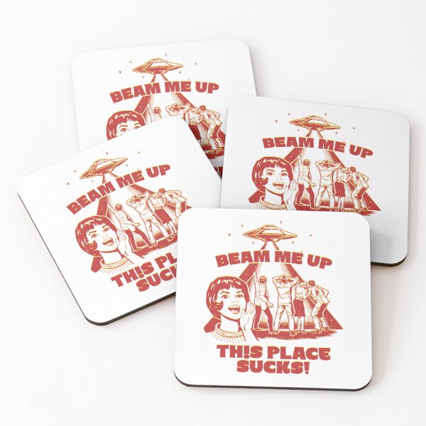 Item preview, Beam Me Up This Place Sucks! Funny Quote Movie Retro designed and sold by RandyHaskins.