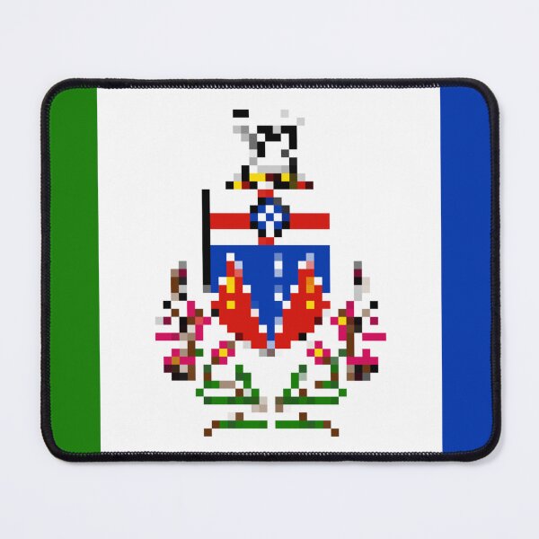 Item preview, Pixelated Yukon Flag designed and sold by Potato Quality Prints.