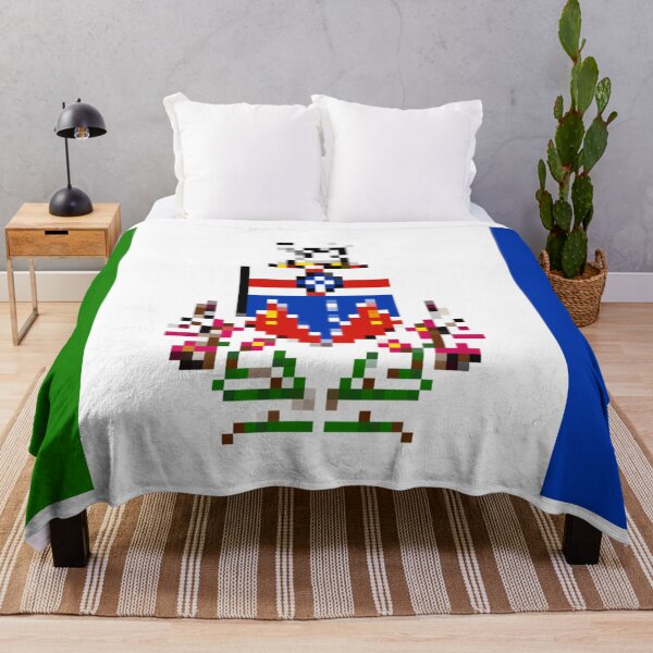 Item preview, Pixelated Yukon Flag designed and sold by Potato Quality Prints.