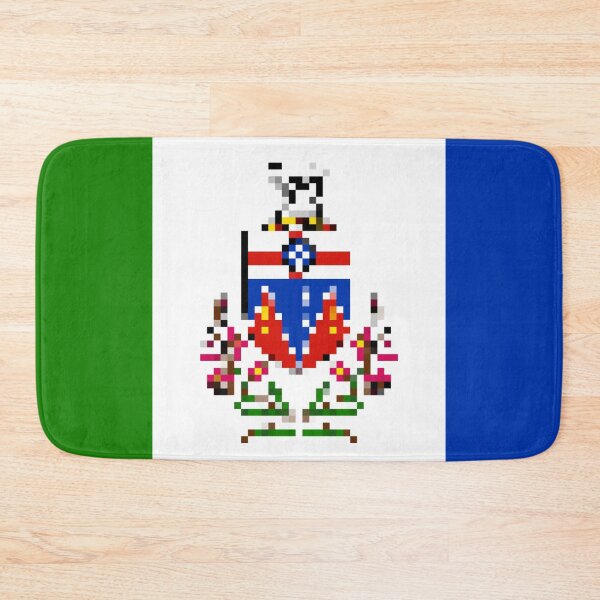 Item preview, Pixelated Yukon Flag designed and sold by Potato Quality Prints.