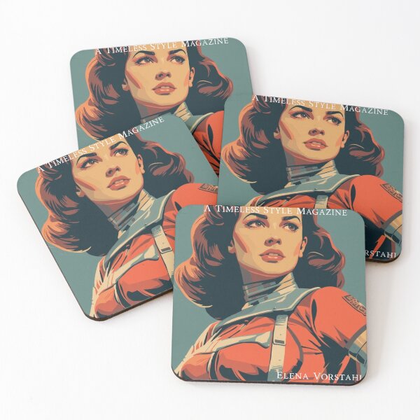 Item preview, Vintage Female Astronaut designed and sold by Vintage City.