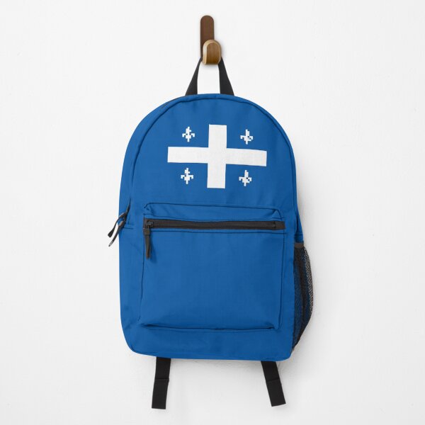 Item preview, Pixelated Quebec Flag designed and sold by Potato Quality Prints.