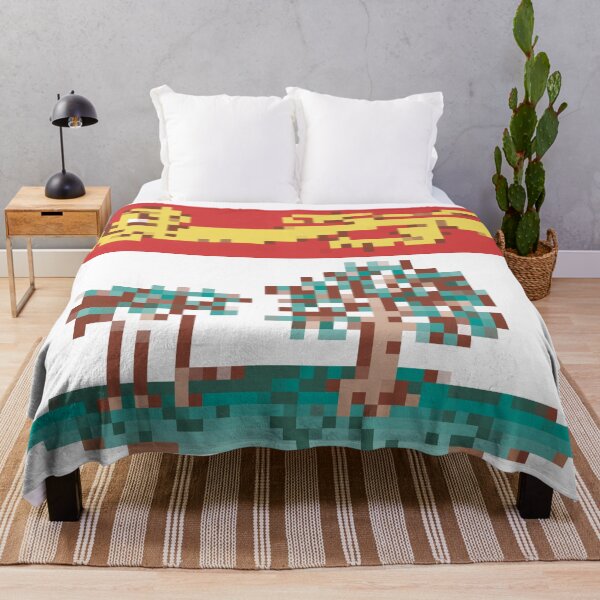 Item preview, Pixelated Prince Edward Island Flag designed and sold by Potato Quality Prints.