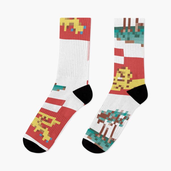 Item preview, Pixelated Prince Edward Island Flag designed and sold by Potato Quality Prints.