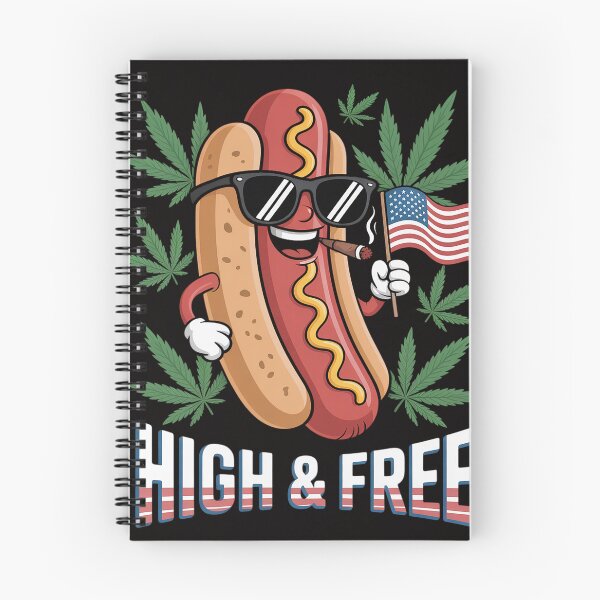 Item preview, The Stoner Weed hotdog Cannabis 4th of july marijuana stoned designed and sold by DarioRosales.