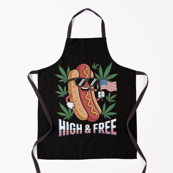 Item preview, The Stoner Weed hotdog Cannabis 4th of july marijuana stoned designed and sold by DarioRosales.