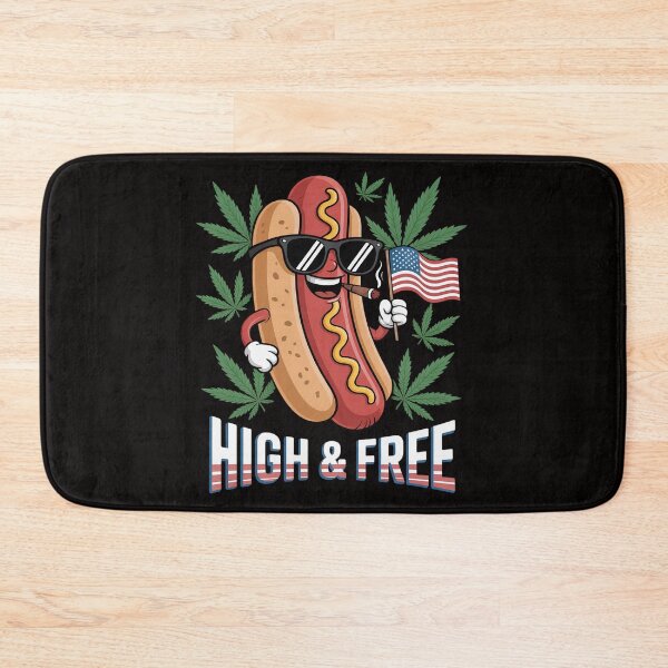 Item preview, The Stoner Weed hotdog Cannabis 4th of july marijuana stoned designed and sold by DarioRosales.