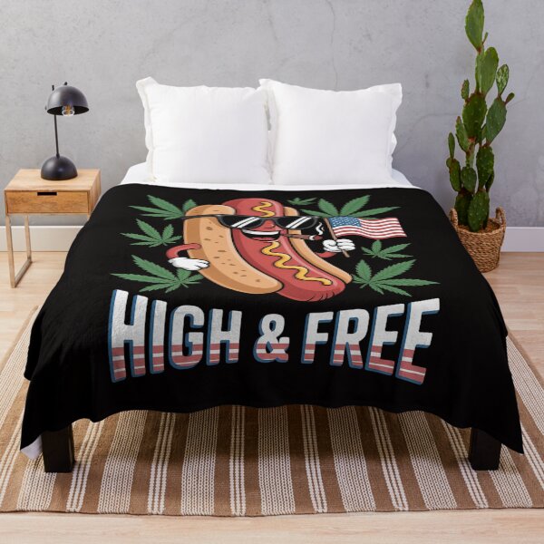 Item preview, The Stoner Weed hotdog Cannabis 4th of july marijuana stoned designed and sold by DarioRosales.