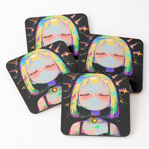 Item preview, Psychedelic Color Splash Anime Girl designed and sold by bubblegoth.