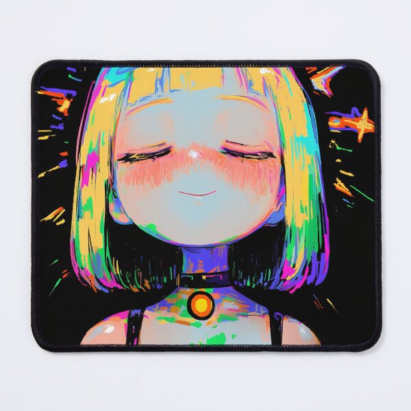 Item preview, Psychedelic Color Splash Anime Girl designed and sold by bubblegoth.