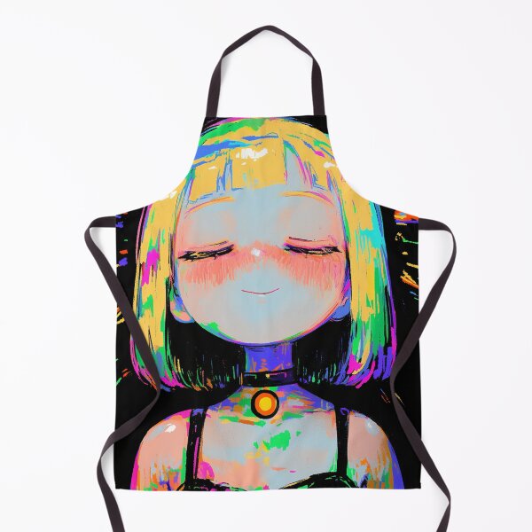 Item preview, Psychedelic Color Splash Anime Girl designed and sold by bubblegoth.