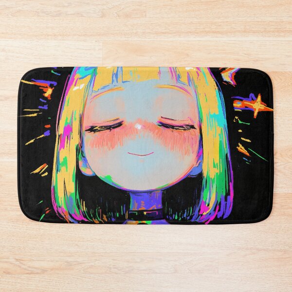 Item preview, Psychedelic Color Splash Anime Girl designed and sold by bubblegoth.