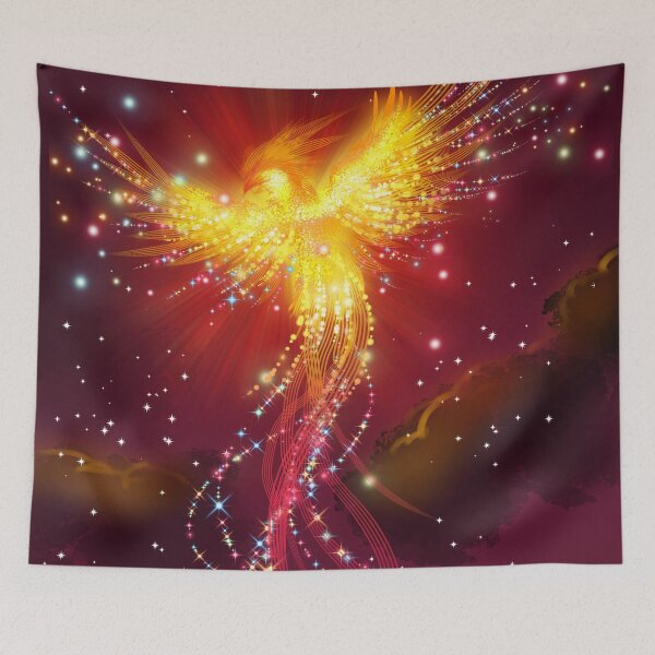 Item preview, Phoenix on Purple  designed and sold by Digital Attic 95.