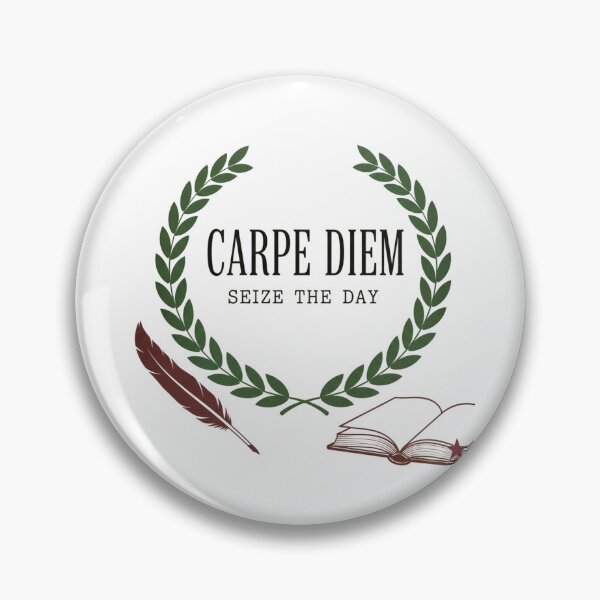 Item preview, Dead Poets Society Quote Sticker - Dark Academia Literary Carpe Diem Poetry Classic Film designed and sold by RealVibeVault.