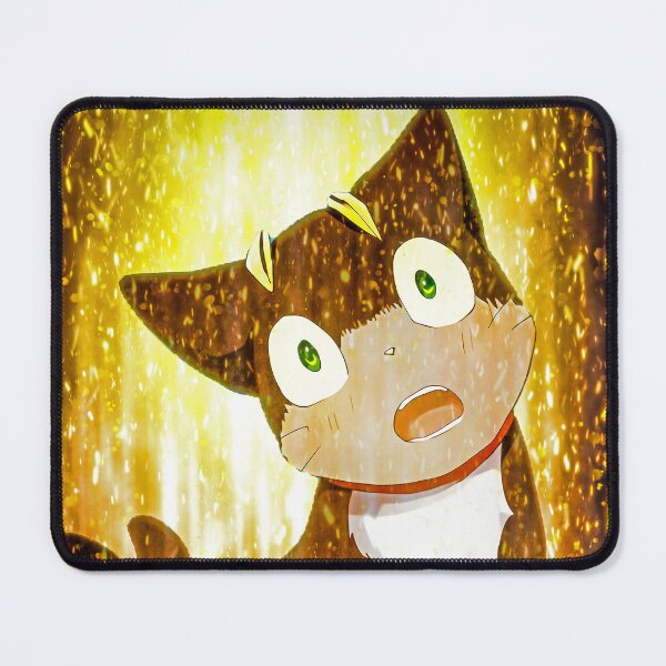 Item preview, Kuro Blue Exorcist Anime Cat Magical Golden Aura Cute Companion Spirit designed and sold by CarlosBender.