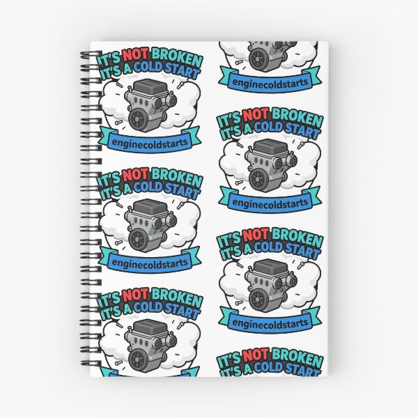 Item preview, It's not broken It's a COLD Start Engine Graphic designed and sold by enginecoldstarts.