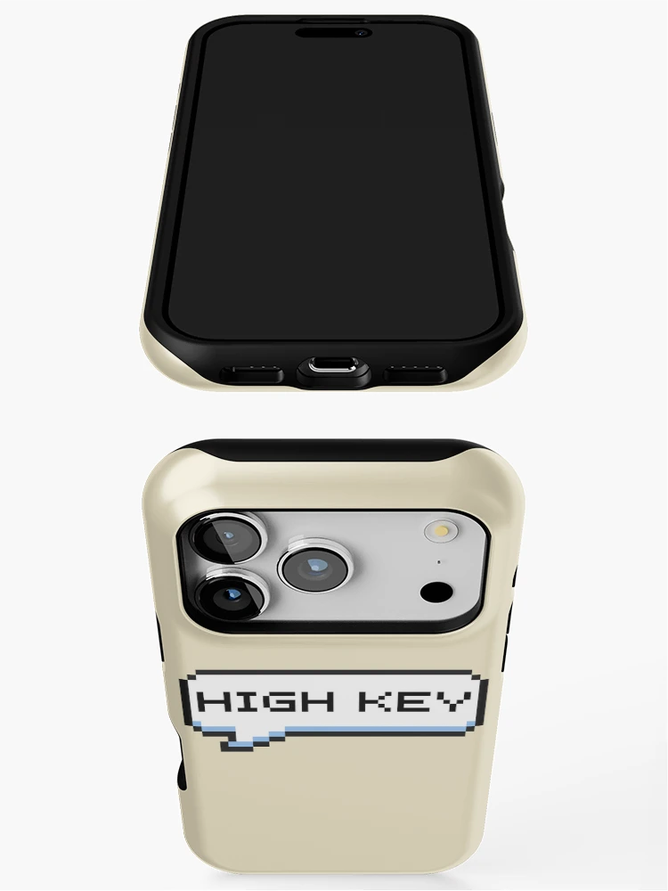 Thumbnail 3 of 4, iPhone Case, High Key Sticker designed and sold by Potato Quality Prints.