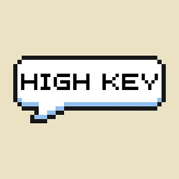 Artwork thumbnail, High Key Sticker by Potato Quality Prints