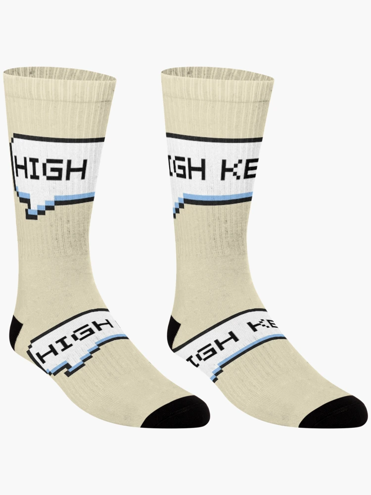Thumbnail 3 of 5, Socks, High Key Sticker designed and sold by Potato Quality Prints.