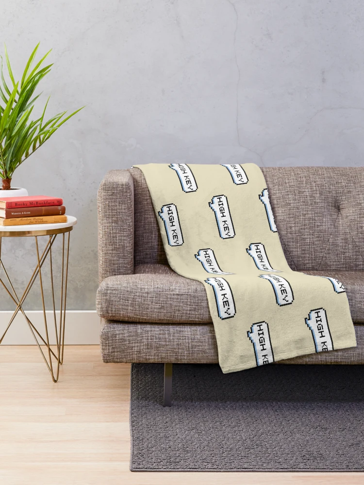 Thumbnail 2 of 6, Throw Blanket, High Key Sticker designed and sold by Potato Quality Prints.
