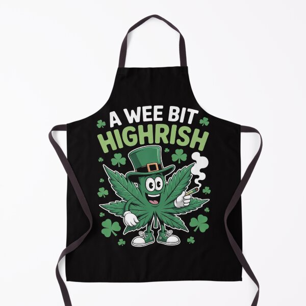 Item preview, St Patricks Day A Wee Bit High-rish 420 Weed Marijuana designed and sold by HermanTricia.