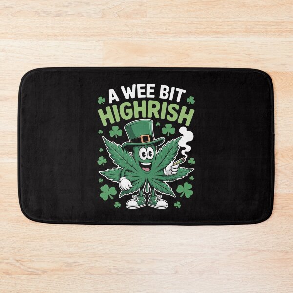 Item preview, St Patricks Day A Wee Bit High-rish 420 Weed Marijuana designed and sold by HermanTricia.