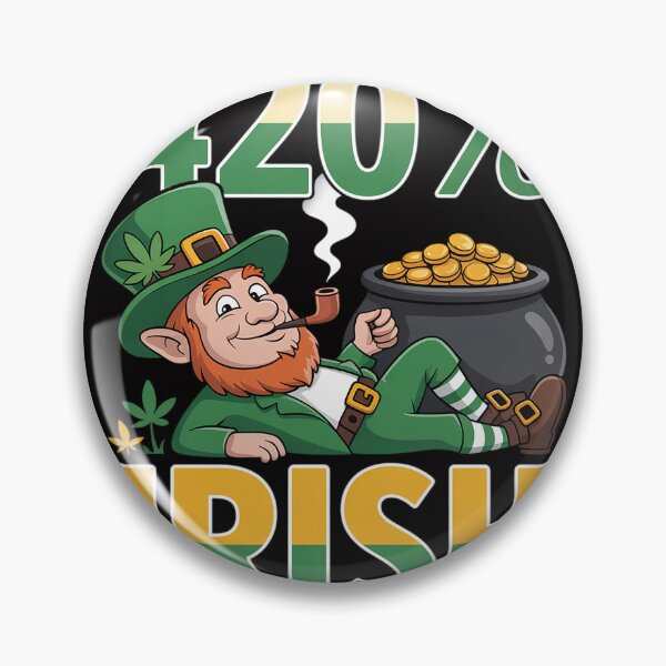 Item preview, St Patricks Day 420 % Irish Marijuana Leprechaun Cannabis designed and sold by HermanTricia.