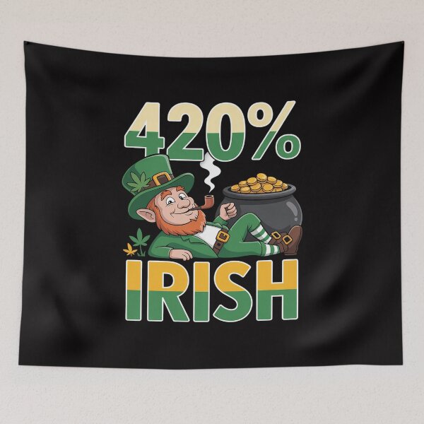 Item preview, St Patricks Day 420 % Irish Marijuana Leprechaun Cannabis designed and sold by HermanTricia.