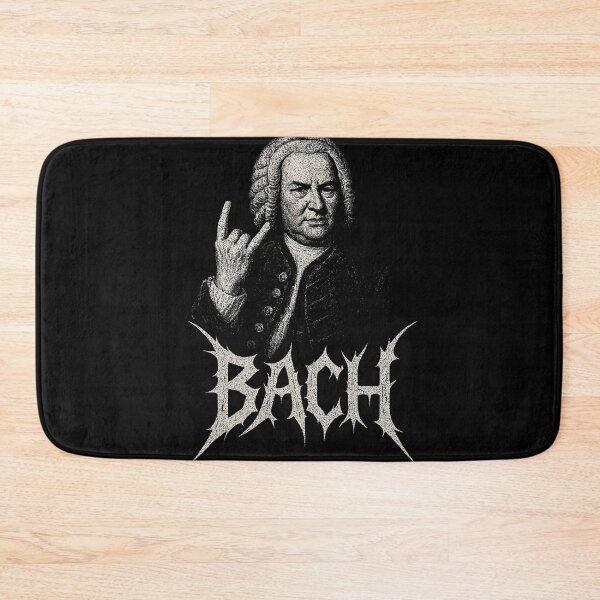 Item preview, Metalhead Johann Sebastian Bach Portrait - Bach to Metal designed and sold by Mortisigil.