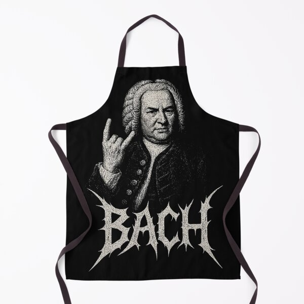 Item preview, Metalhead Johann Sebastian Bach Portrait - Bach to Metal designed and sold by Mortisigil.