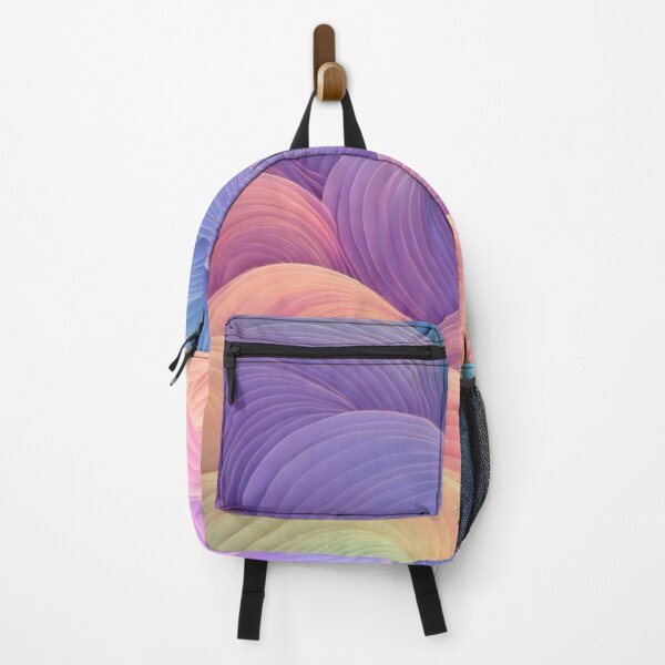 Item preview, Abstract waves in vibrant pastel colors designed and sold by miamoonedits.