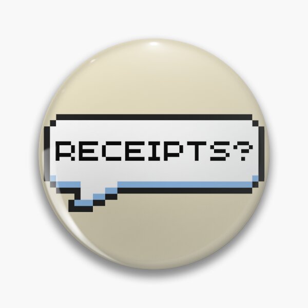 Item preview, Receipts? Sticker designed and sold by Potato Quality Prints.