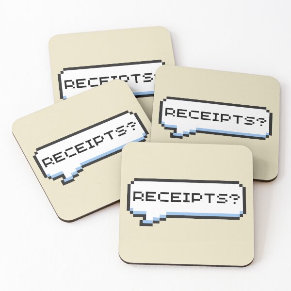Item preview, Receipts? Sticker designed and sold by Potato Quality Prints.