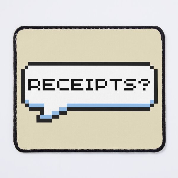Item preview, Receipts? Sticker designed and sold by Potato Quality Prints.