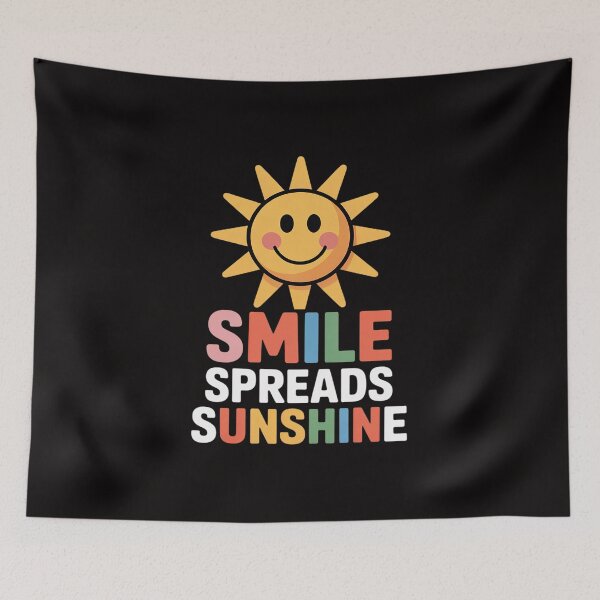 Item preview, Smile Spreads Sunshine Happiest Kind Grateful Contagious designed and sold by DarioRosales.