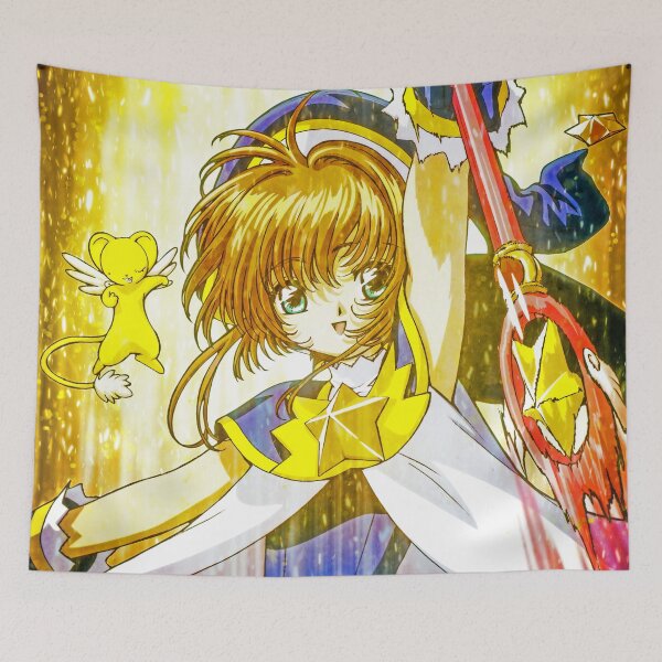 Item preview, Magical Sakura Kinomoto Cardcaptor Sakura Anime Girl Golden Fantasy Mystic Aura designed and sold by CarlosBender.