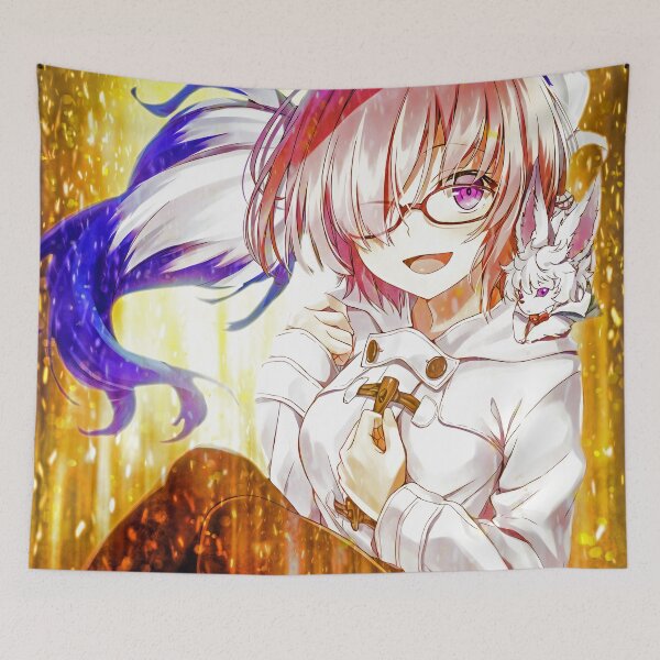 Item preview, Bright Mash Kyrielight Shielder Fate Grand Order Game Anime Girl Golden Warm Aura designed and sold by CarlosBender.